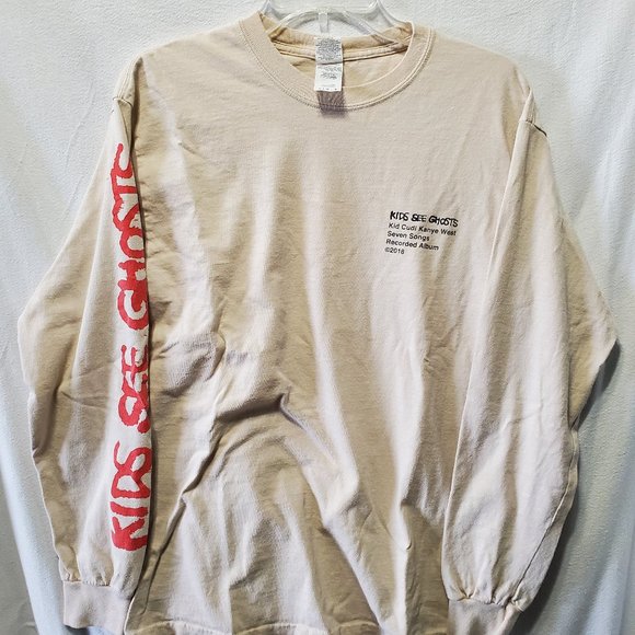 Kanye West Kids See Ghosts Long Sleeve Tee for Men Size M - Picture 1 of 6